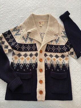 Vintage Silton 70’s cardigan. Size medium. Unisex